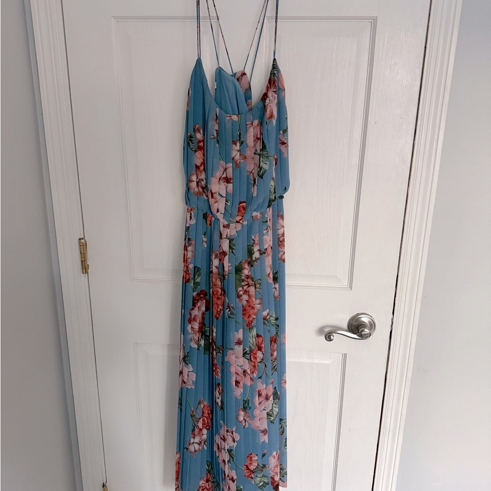 Mango Pleated Dress